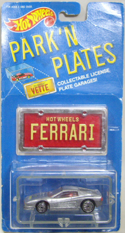 画像: PARK'N PLATES 【FERRARI TESTAROSSA (2048)】 SILVER/UH (RED INTERIOR)