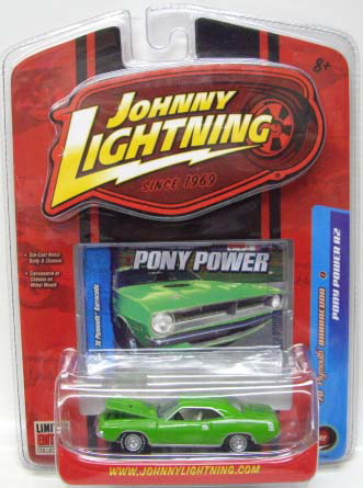 画像: 2008 LIMITED EDITION - PONNY POWER R2 【'70 PLYMOUTH BARRACUDA 340】　GREEN/RR