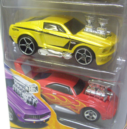画像: 2011 5PACK 【TOON'D MUSCLE】　'69 Camaro Z28 / '63 Corvette / '69 Pontiac GTO Judge / '68 Mustang / Dodge Charger Daytona