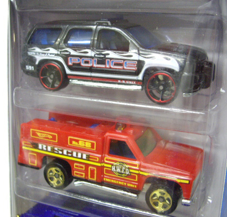 画像: 2011 5PACK 【HW CITY WORKS】　'07 Chevy Tahoe/Rescue Ranger/Limozeen/Shoe Box/Wheel Loader