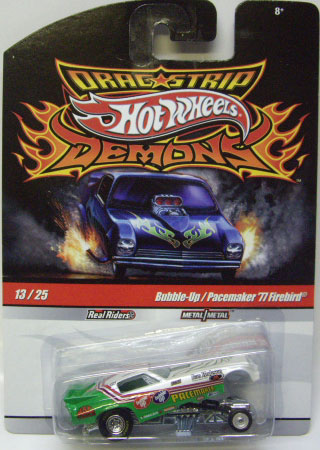 画像: 2010 DRAGSTRIP DEMONS 【BUBBLE-UP / PACEMAKER '77 FIREBIRD】　GREEN-WHITE/RR