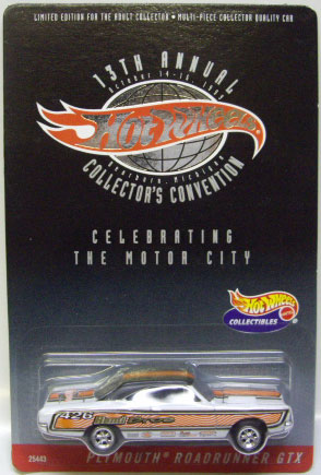 画像: 13TH COLLECTOR'S CONVENTION 【PLYMOUTH ROADRUNNER GTX】　WHITE/6SP