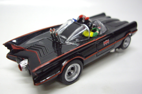 画像: AUTO WORLD SLOT CAR  【1966 BATMOBILE】 BLACK (4-GEAR HO SCALE)