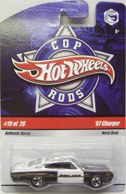 画像: COP RODS 【'67 CHARGER】　WHITE-BLACK/HOT WHEELS 5SP