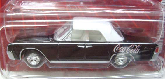 画像: 2007 LIMITED EDITION - COCA-COLA 【1961 LINCOLN CONTINENTAL CONVERTIBLE】　BLACK-WHITE/RR