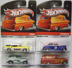 画像: HOT WHEELS DELIVERY - SWEET RIDES 【'55 CHEVY PANEL/'34 FORD SEDAN DELIVERY/'57 BUICK/FAT FENDERED '40】　