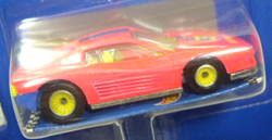 画像: 【FERRARI (TESTAROSSA)】 PINK/YELLOW HUB RR (NO LOGO, BLUE BUMPER)