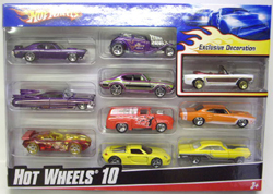 画像: HOT WHEELS 10 【'65 MUSTANG CONVERTIBLE】　WHITE/GOLD 5SP (他の9台はランダムです）