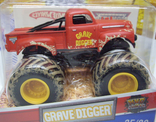 画像: 2011 MONSTER JAM INSIDE TATTOO 【GRAVE DIGGER】 FLAT RED (MWD TRUCKS)