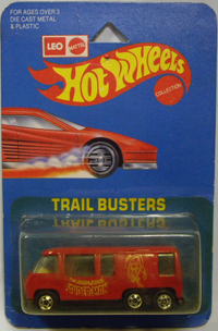 画像: TRAILBUSTERS 【GMC MOTOR HOME (No.9645 SPIDER MAN)】  RED/BW  (LEO MATTEL ONLY)