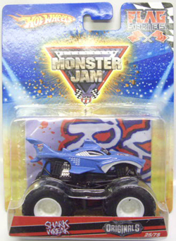 画像: 2010 MONSTER JAM FLAG SERIES 【SHARK WREAK (HOT WHEELS ORIGINALS)】　BLUE