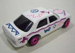 画像: 【MERCEDES 380 SEL】　WHITE/PINK UH (PAINTED BASE)