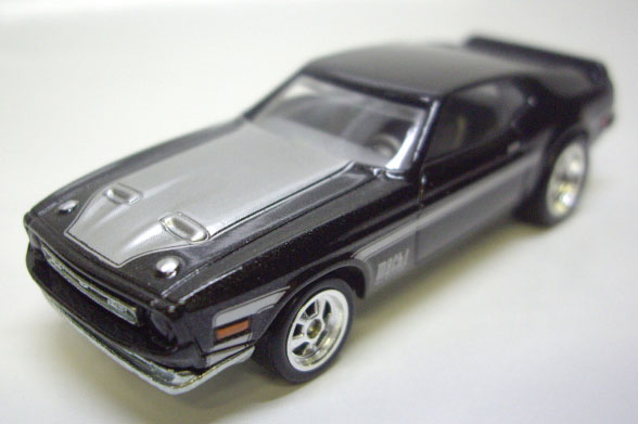 画像: LOOSE - LARRY'S GARAGE CHASE 【'71 MUSTANG MACH 1】　BLACK/RR   (セットばらし・サイン付き）