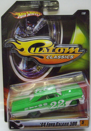 画像: 2007 1/50 CUSTOM CLASSICS 【'64 FORD GALAXIE 500】　GREEN/RR