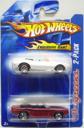 画像: 2007 WALGREENS EXCLUSIVE 2PACK 【1967 CAMARO CONVERTIBLE】　WHITE (with '69 CAMARO CONVERTIBLE)/5SP (CHOJIRO GRAPHIC'S)