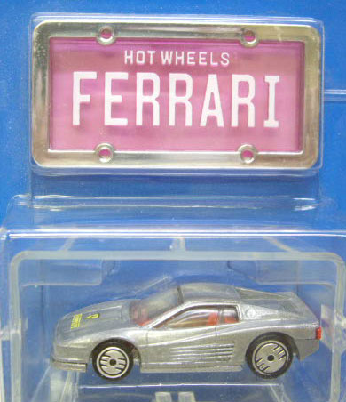 画像: PARK'N PLATES 【FERRARI TESTAROSSA (2048)】 SILVER/UH (RED INTERIOR) (PINK PLATE)