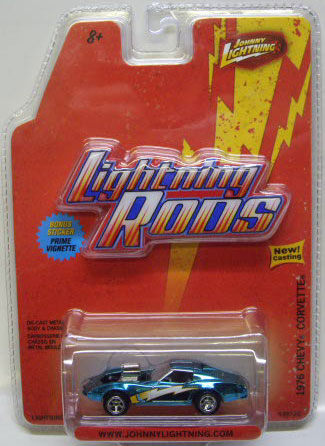 画像: LIMITED EDITION -LIGHTNING RODS R3 【1976 CHEVY CORVETTE】　CHROME BLUE (with STICKER)