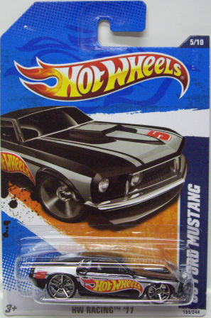 画像: 【'69 FORD MUSTANG】　BLACK/O5  (WALMART EXCLUSIVE COLOR)