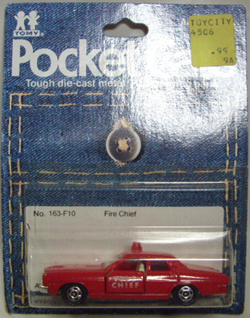 画像: TOMY-POCKET CARS 【FIRE CHIEF (DODGE CORONET CUSTOM)】　RED  （USトミカ）