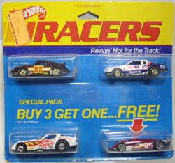 画像: RACERS 4-CAR PACK　【P-911 TURBO, FIREBIRD FUNNY CAR, T-BIRD STOCKER, THUNDERSTREAK(RR)】　