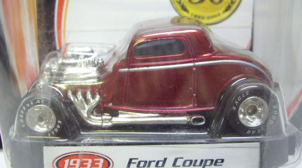 画像: 2001 COLLECTIBLES 50th ANNIVERSARY COLLECTION 【1933 FORD COUPE】 MET.DARK RED/RR