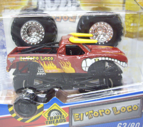 画像: 2011 MONSTER JAM INSIDE TATTOO 【EL TORO LOCO】 REDISHBROWN (TRAVEL TREADS)