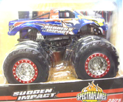 画像: 2010 MONSTER JAM FLAG SERIES 【SUDDEN IMPACT (SPECTRAFLAMES)】　BLUE