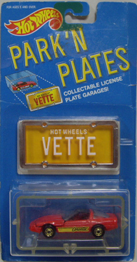 画像: PARK'N PLATES 【80'S CORVETTE (2170)】 RED/HO (ORANGE PLATE)