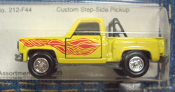 画像: TOMY-POCKET CARS 【CUSTOM STEP-SIDE PICKUP (CHEVROLET TRUCK)】　YELLOW  （USトミカ）