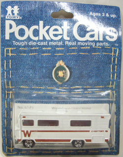 画像: TOMY-POCKET CARS 【WINNEBAGO MOTOR HOME】　WHITE （USトミカ）