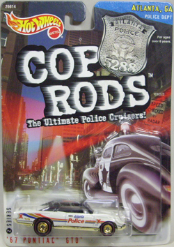 画像: 2000 K・B TOYS EXCLUSIVE COP RODS 2 【'67 PONTIAC GTO】　BLACK・WHITE/RR