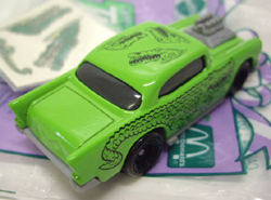 画像: 1993 McDONALD'S HOLIDAY EXCLUSIVE 【'57 CHEVY (TATOO MACHINE)】　GREEN/GYE 10SP