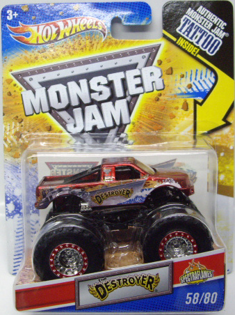 画像: 2011 MONSTER JAM INSIDE TATTOO 【THE DESTROYER】 SPEC.RED (SPECTRA FLAMES)