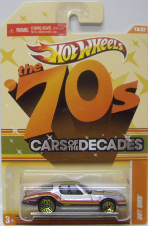 画像: 2011 WALMART EXCLUSIVE "CARS OF THE DECADES" 【HOT BIRD】 SILVER/LACE