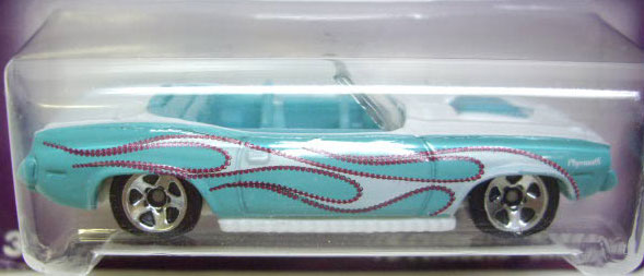 画像: 2008 WALMART EXCLUSIVE MARDI GRAS 【'70 PLYMOUTH BARRACUDA】　TURQUOISE/5SP