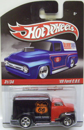 画像: HOT WHEELS DELIVERY 【'49 FORD C.O.E.】　RED-BLACK/RR