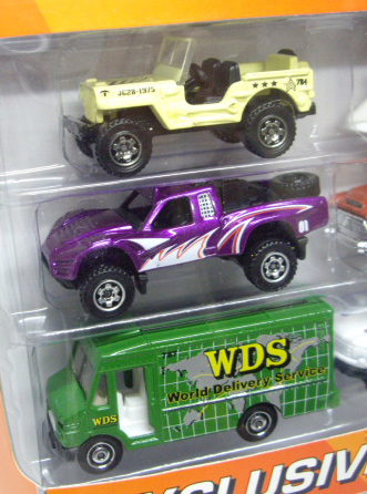 画像: MATCHBOX 10PACK 【EXCLUSIVE EDITIONS】Cliff Hanger/Jeep Willys/Skidster/VW Porsche 914/Baja Bullet/1957 GMC Stepside/Honda Insight/Express Delivery/'10 Ford F-150 SVT Raptor/Hazard Squad  (ALL EXCLUSIVE COLORS)