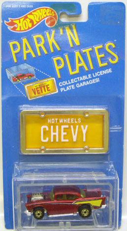 画像: PARK'N PLATES 【'57 CHEVY (2178)】 MET.RED/HO  (ORANGE PLATE)