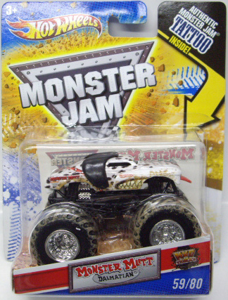 画像: 2011 MONSTER JAM INSIDE TATTOO 【MONSTER MUTT DALMATIAN】 DALMATIAN (MWD TRUCKS)