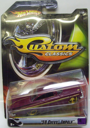 画像: 2007 1/50 CUSTOM CLASSICS 【'59 CHEVY IMPALA】　MAROON/RR