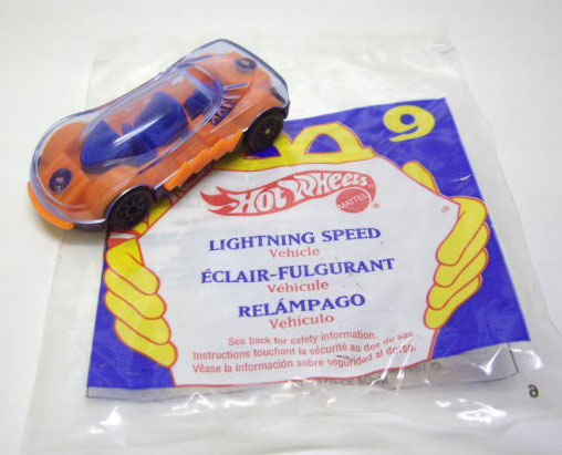 画像: 1995 McDONALD'S EXCLUSIVE 【LIGHTNING SPEED】　CLEAR-ORANGE