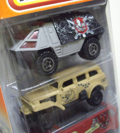 画像: 2010 MATCHBOX 5PACK - MEDIEVAL RIDES No.3 【Armored Response Vehicle/Jungle Crawler/Desert Thunder V16/Off-Road Rider/Hummer Police】