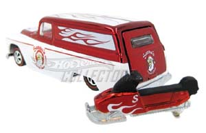 画像: 2009 RLC EXCLUSIVE 【'55 CHEVY PANEL 2009 HOLIDAY CAR (with SNOWMOBILE)】　SPEC.DARK RED-PEARL WHITE/RL