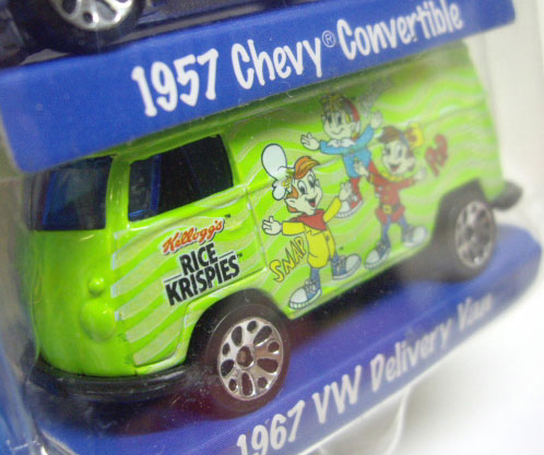 画像: 2001 KELLOGG'S COLLECTION 【1957 CHEVY CONVERTIBLE / 1967 VW DELIVERY VAN】 PURPLE/GREEN