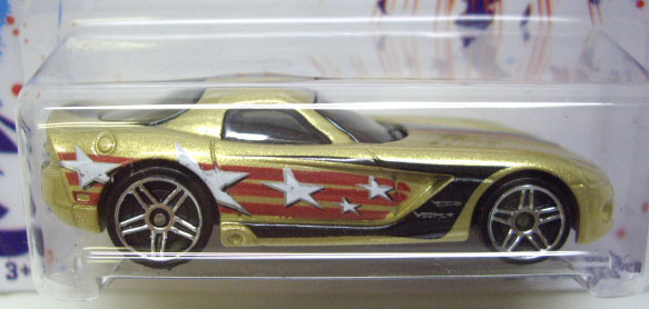 画像: 2010 WALMART EXCLUSIVE 4th of July 【DODGE VIPER】　GOLD/PR5 ※台紙のエッジにダメージ