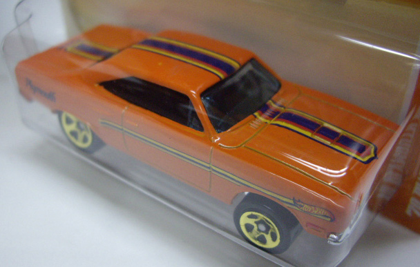 画像: 2011 WALMART EXCLUSIVE "CARS OF THE DECADES" 【'70 PLYMOUTH ROAD RUNNER】 ORANGE/5SP