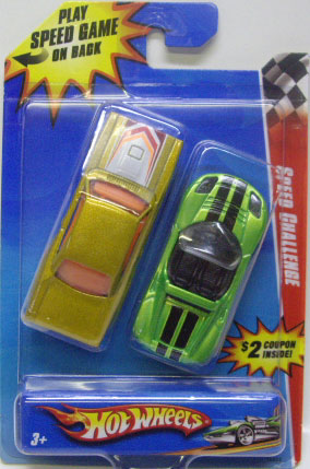 画像: SPEED CHALLENGE 2PACK 【'70 PLYMOUTH ROAD RUNNER/TESLA ROADSTER】　