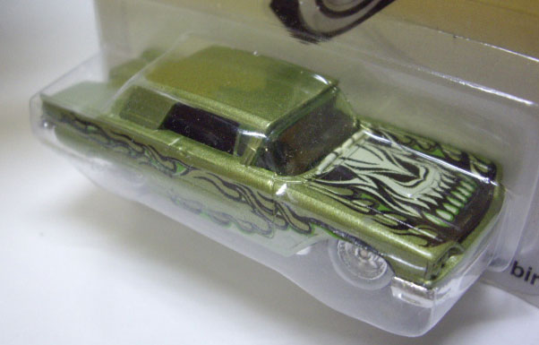画像: 2007 WALMART EXCLUSIVE FRIGHT CARS 【'58 FORD THUNDERBIRD】　MET.LIGHT GREEN/RR
