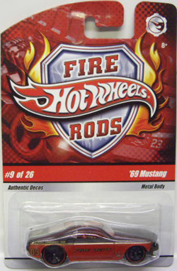 画像: FIRE RODS 【'69 MUSTANG】　FLAT RED-BLACK/5SP