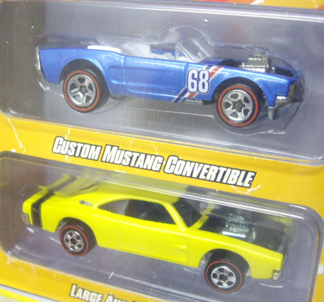 画像: SINCE'68 MUSCLE CARS 4CAR TIN PACK 【'64 CORVETTE STING RAY, '64 FORD FALCON SPRINT, CUSTOM MUSTANG CONVERTIBLE, LARGE AND IN CHARGER】　